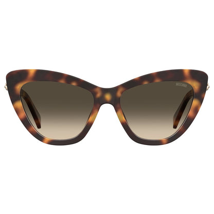 Moschino – Braune Acetat-Sonnenbrille