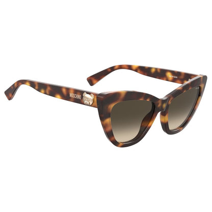 Moschino – Braune Acetat-Sonnenbrille