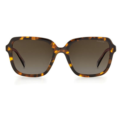 Polaroid – Braune Acetat-Sonnenbrille