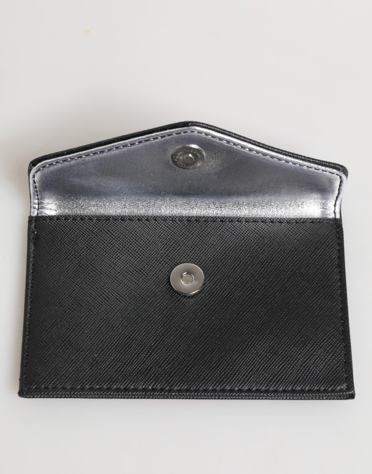 Michael Kors Herren-Accessoire-Geldbörse aus schwarzem Saffiano-Leder mit Umschlaghalter