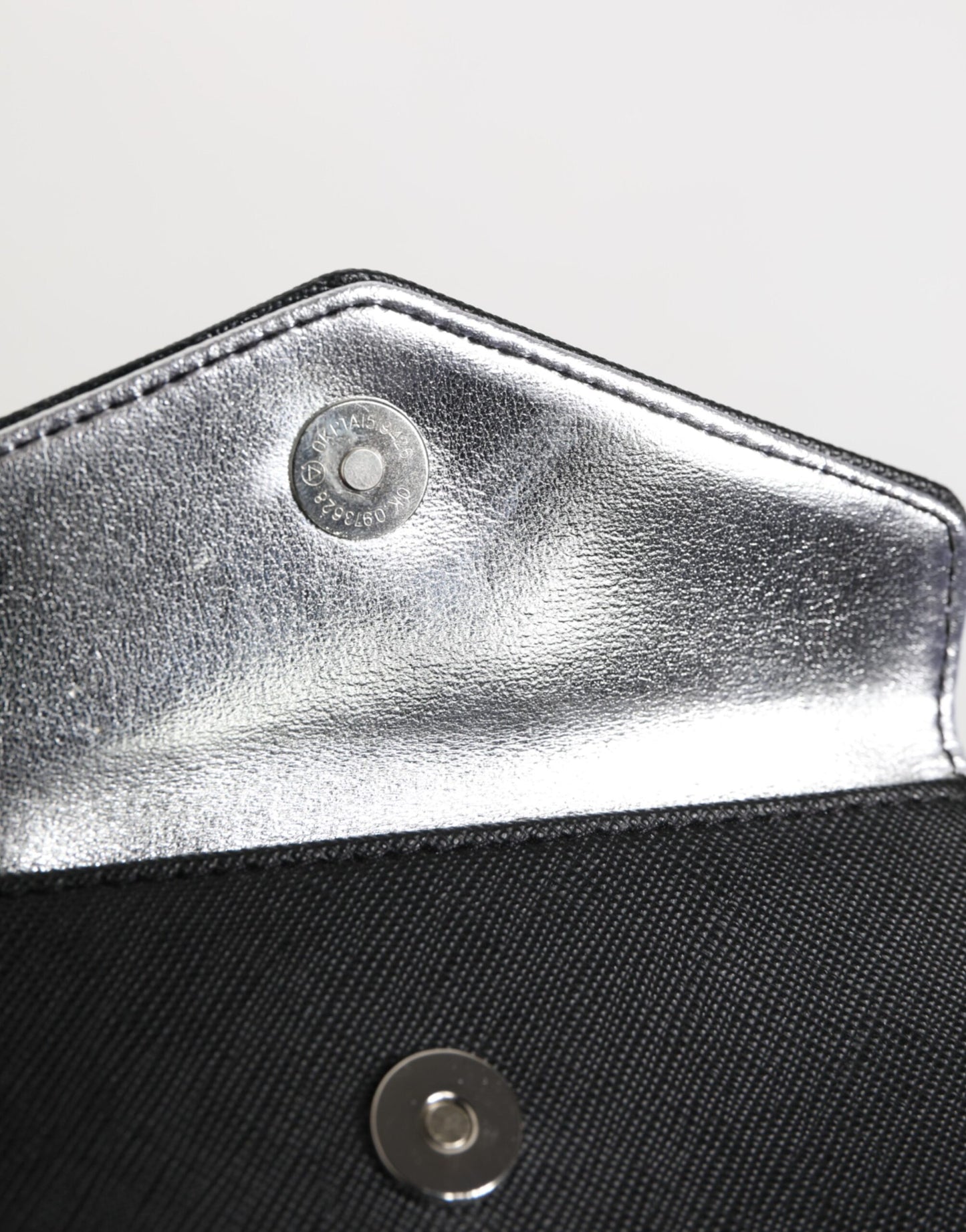Michael Kors Herren-Accessoire-Geldbörse aus schwarzem Saffiano-Leder mit Umschlaghalter