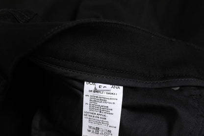 Dolce &amp; Gabbana Schwarze Skinny Jeans aus Baumwolle für Herren
