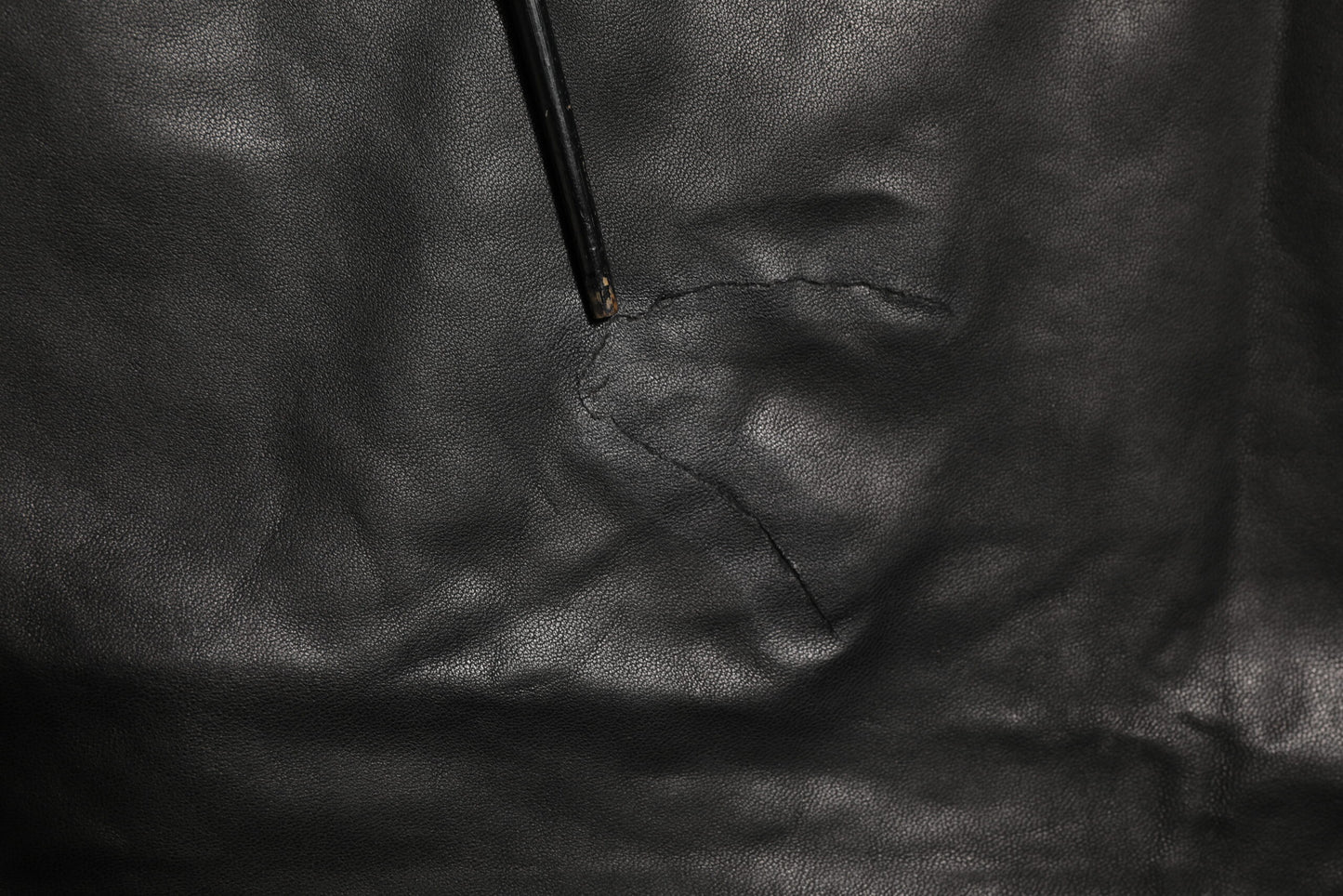 Dolce &amp; Gabbana Schwarze Lammlederhose Herren Hosen