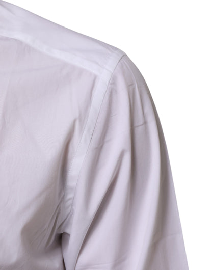 Dolce &amp; Gabbana – Weißes Slim Fit-Hemd aus Baumwolle für formelle Anlässe