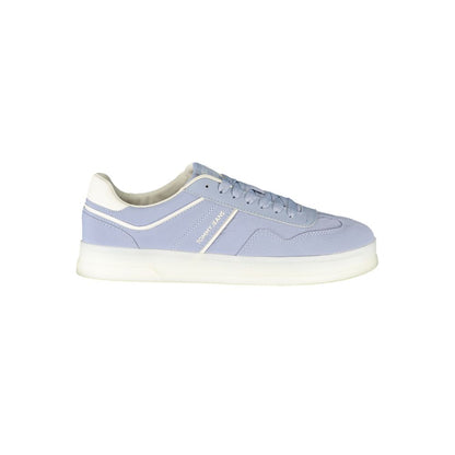 Tommy Hilfiger – Blaue Leder-Sneaker für Damen