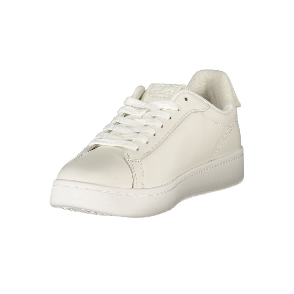 Tommy Hilfiger – Weiße Leder-Sneaker für Damen