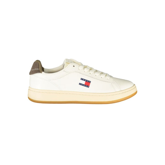 Tommy Hilfiger – Weiße Leder-Sneaker für Damen