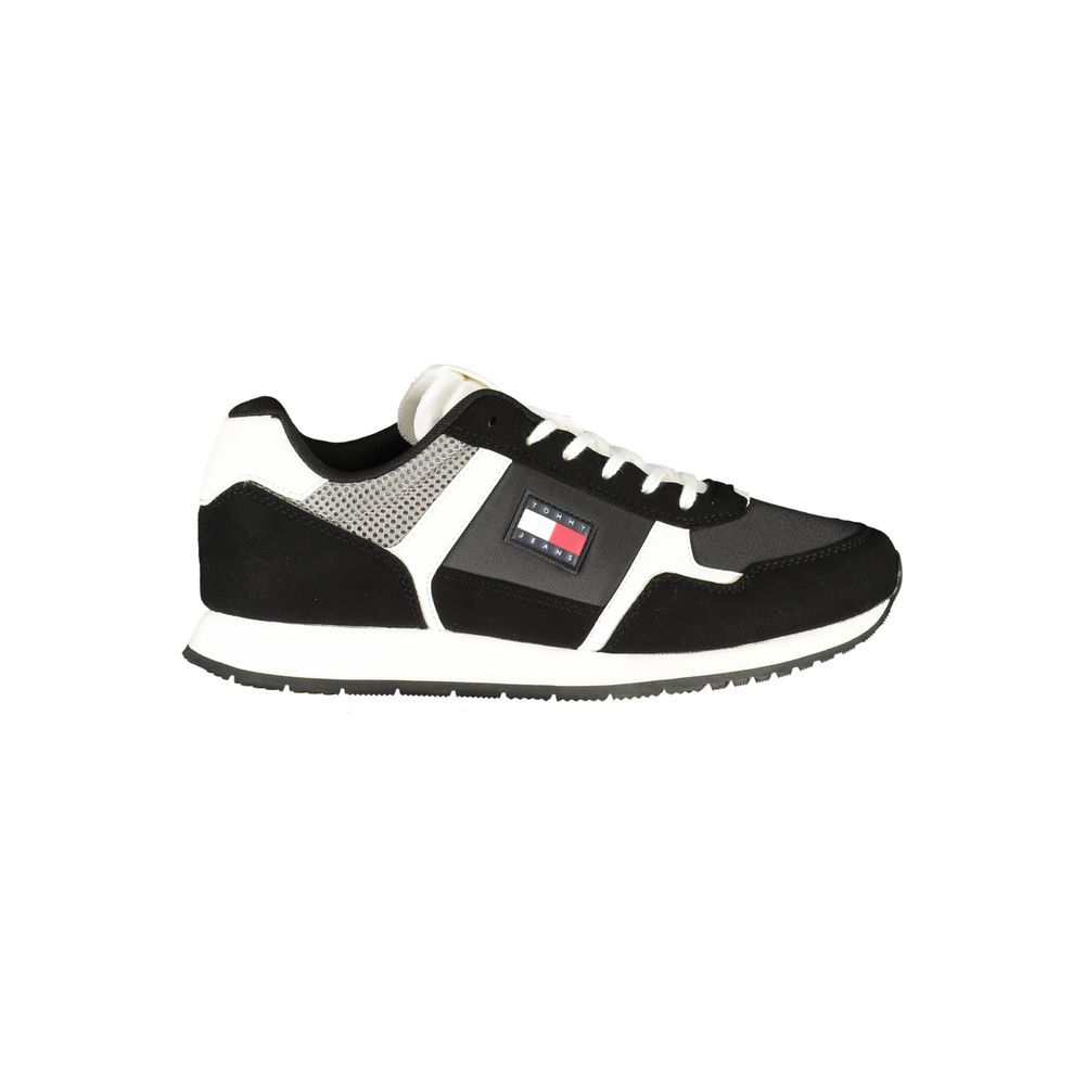 Tommy Hilfiger – Schwarze Polyester-Sneaker für Herren