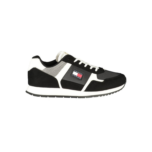 Tommy Hilfiger – Schwarze Polyester-Sneaker für Herren