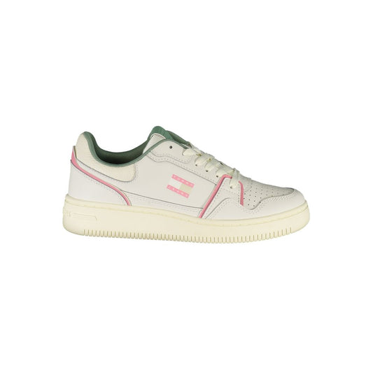 Tommy Hilfiger – Weiße Leder-Sneaker für Damen