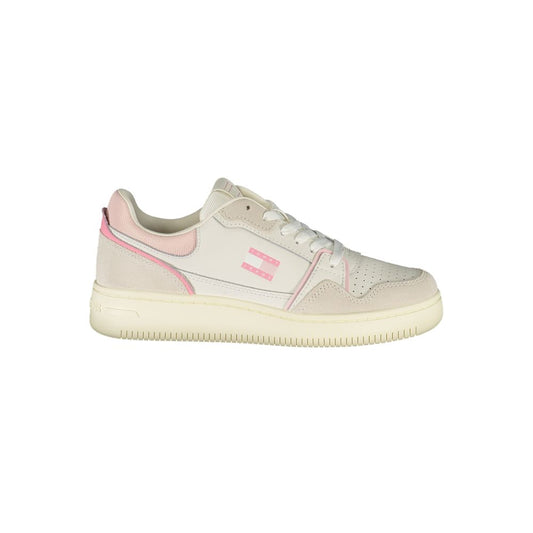 Tommy Hilfiger – Weiße Leder-Sneaker für Damen