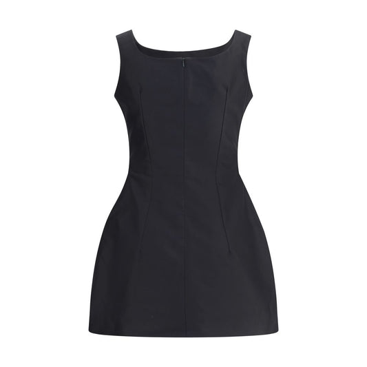 Magda Butrym Black Cotton Cocktail Dress