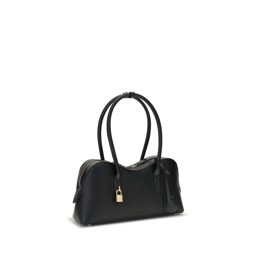 Stella McCartney Schwarze Nylon-Schultertasche