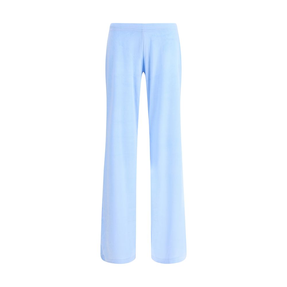 Balenciaga Hellblaue Freizeithose aus Triacetat