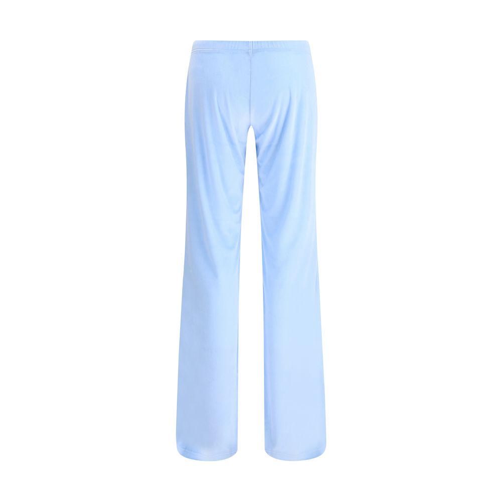 Balenciaga Hellblaue Freizeithose aus Triacetat