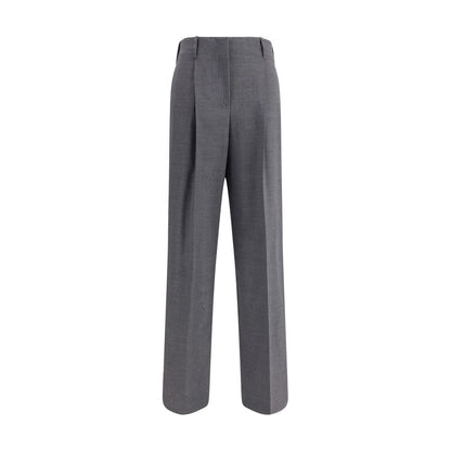 P.A.R.O.S.H. Gray Elastane Casual Pants