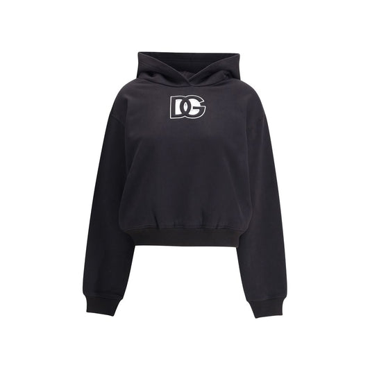 Schwarzes Baumwoll-Sweatshirt von Dolce &amp; Gabbana