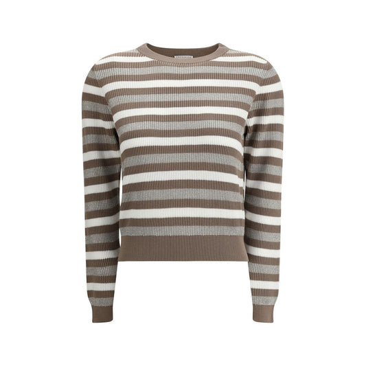 Brunello Cucinelli Funkelnder gestreifter Pullover