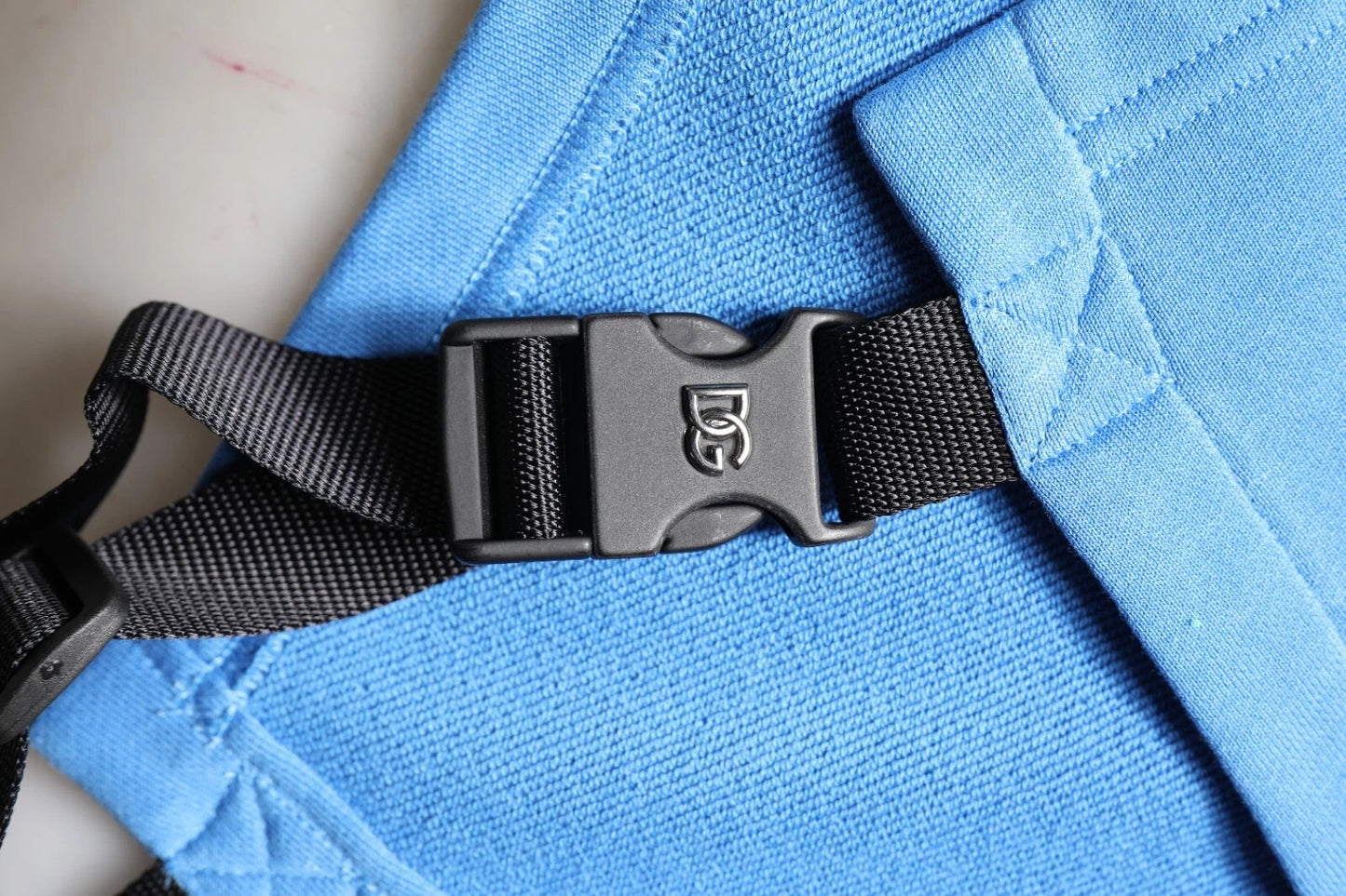 Dolce &amp; Gabbana Blaue Kapuzenweste aus Baumwolle für Herren, Sportbekleidung, Einheitsgröße