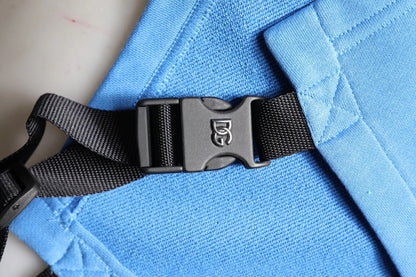 Dolce &amp; Gabbana Blaue Kapuzenweste aus Baumwolle für Herren, Sportbekleidung, Einheitsgröße