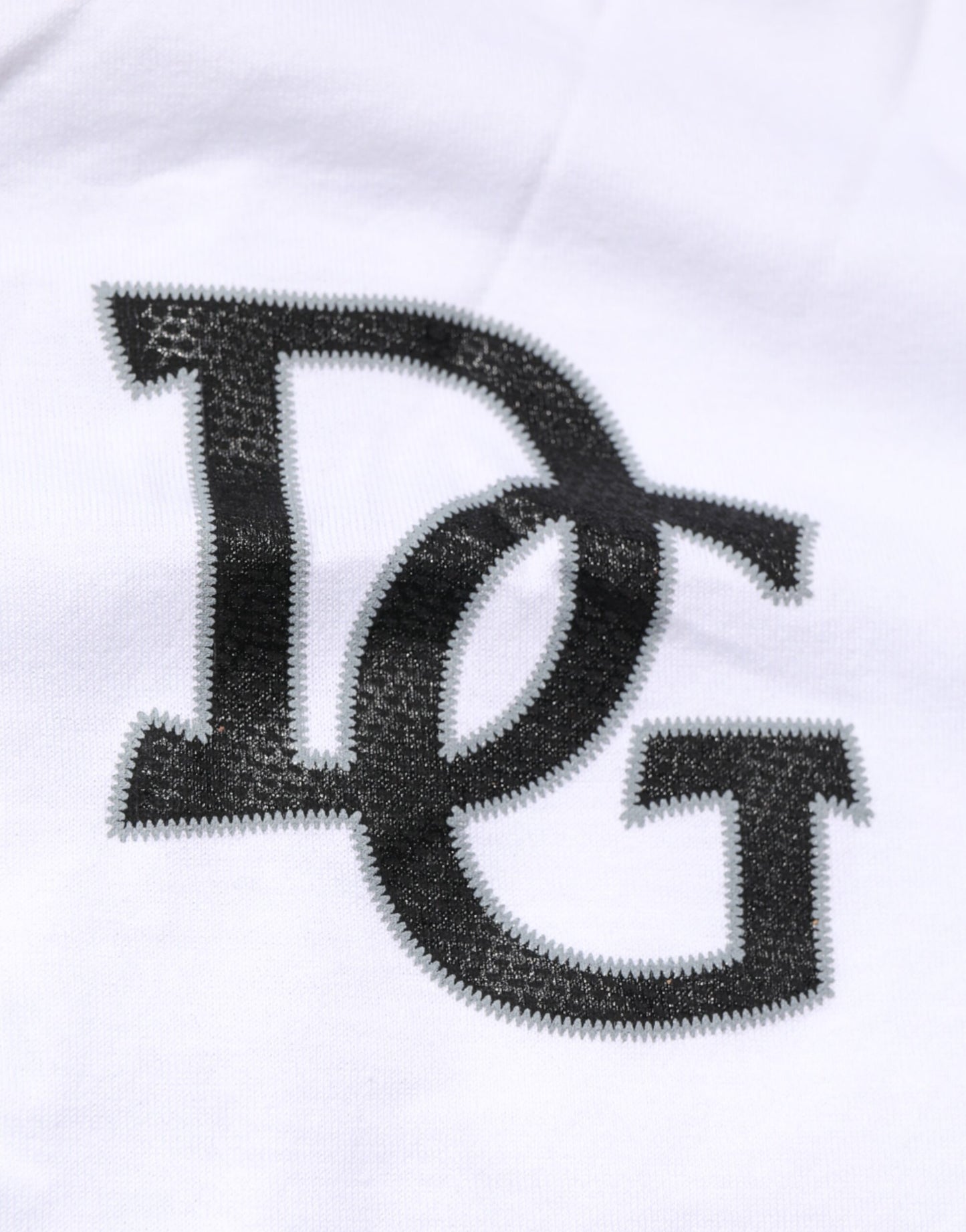 Dolce &amp; Gabbana – Weißes T-Shirt mit V-Ausschnitt und King Crown #DGMillennials