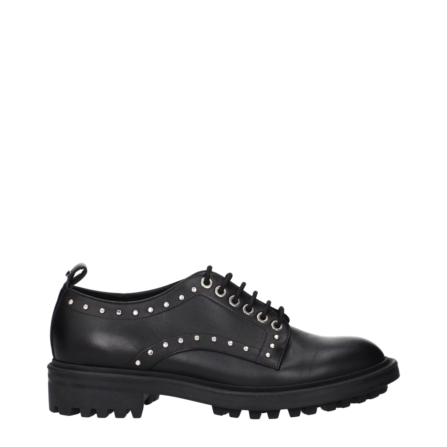 Max Mara – Oxfords und Derbys aus schwarzem Leder
