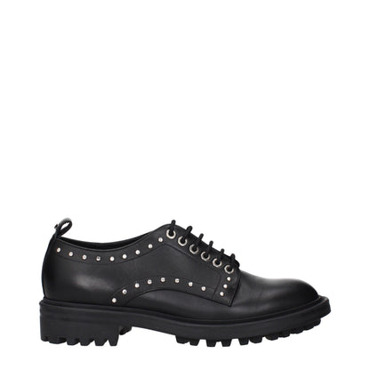 Max Mara – Oxfords und Derbys aus schwarzem Leder