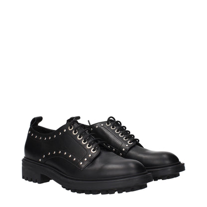 Max Mara – Oxfords und Derbys aus schwarzem Leder