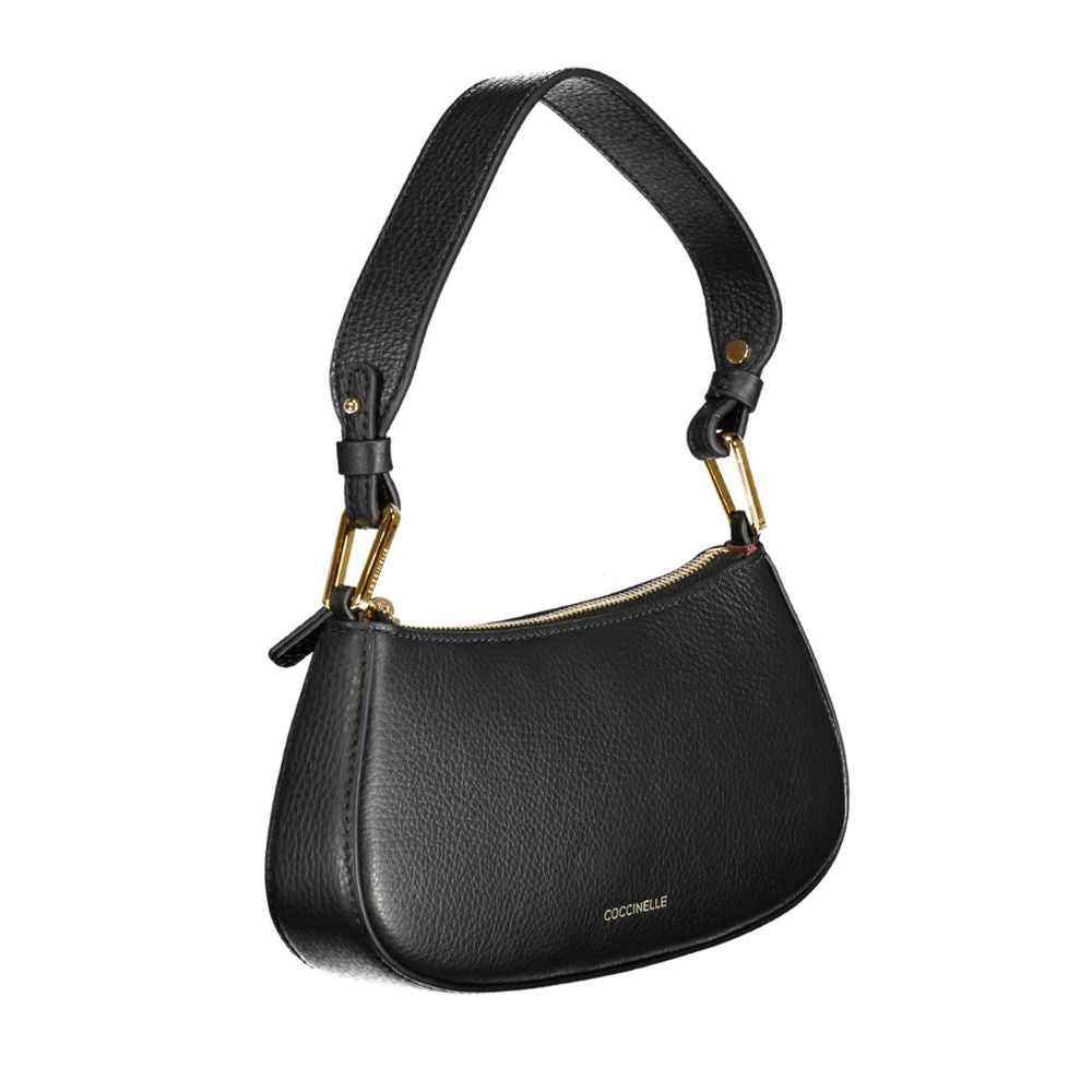 Coccinelle Schwarze Lederhandtasche