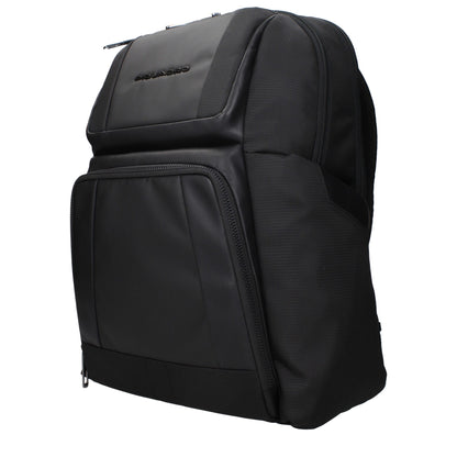 Piquadro Schwarze Nylon-Rucksäcke