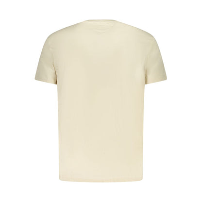 Tommy Hilfiger Beiges Baumwoll-T-Shirt für Herren