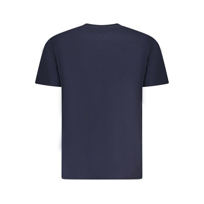 Tommy Hilfiger – Blaues Baumwoll-T-Shirt für Herren