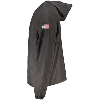 Tommy Hilfiger – Schwarze Polyamid-Herrenjacke