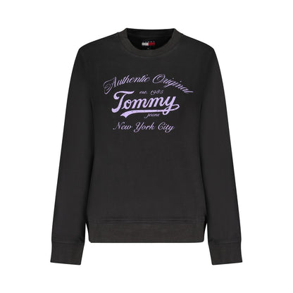 Tommy Hilfiger – Schwarzer Baumwollpullover für Damen