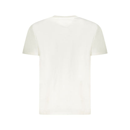 Tommy Hilfiger – Weißes Baumwoll-T-Shirt für Herren