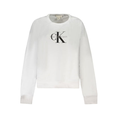 Calvin Klein Weißer Baumwollpullover für Damen