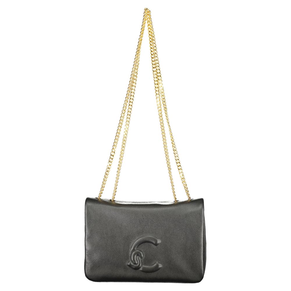Coccinelle Damen Handtasche aus schwarzem Leder