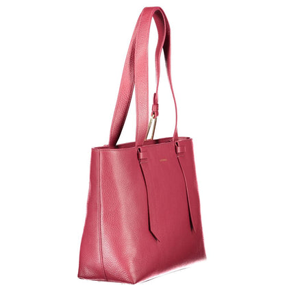 Coccinelle Lila Leder Damen Handtasche