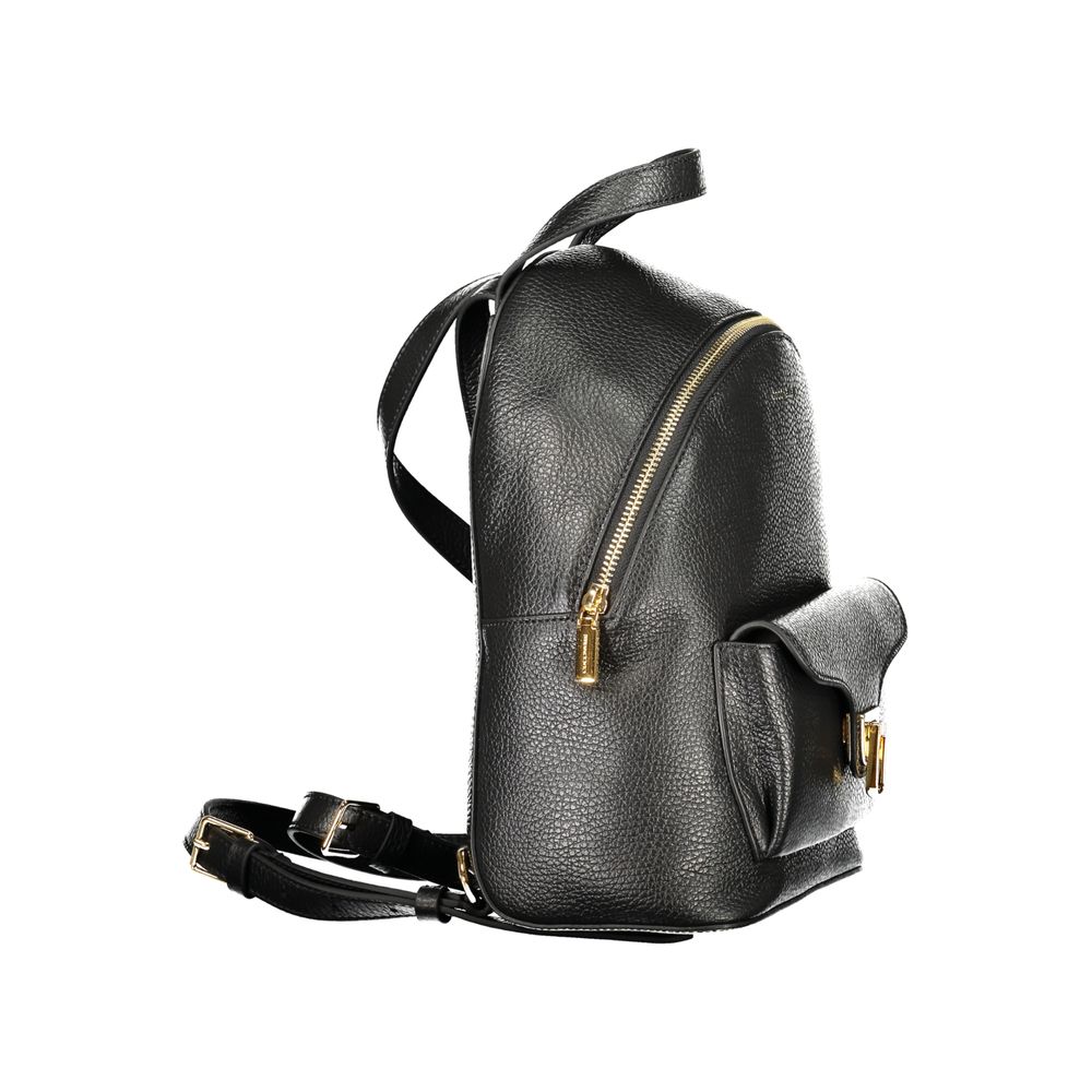 Coccinelle Schwarzer Leder Damen Rucksack