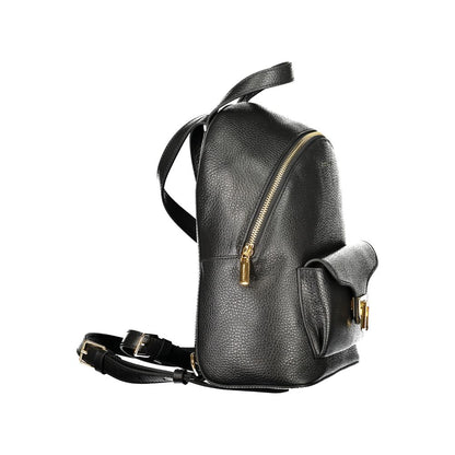 Coccinelle Schwarzer Leder Damen Rucksack