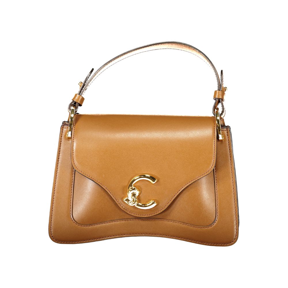 Coccinelle Braune Leder Damen Handtasche