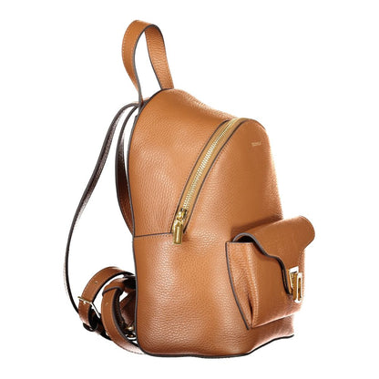 Coccinelle Brauner Leder Damen Rucksack