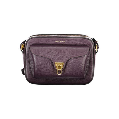 Coccinelle Lila Leder Damen Handtasche