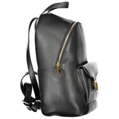 Coccinelle Schwarzer Leder Damen Rucksack
