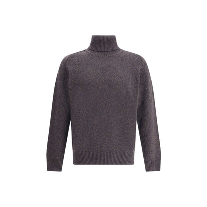 Brooksfield Multicolor Fleece Wool Turtleneck