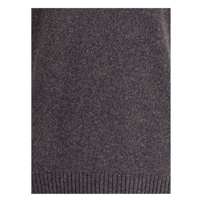 Brooksfield Multicolor Fleece Wool Turtleneck