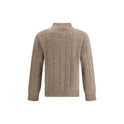 Brooksfield beigefarbenes Woll-Sweatshirt