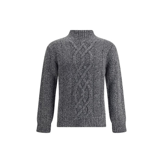 Brooksfield Graues Woll-Sweatshirt