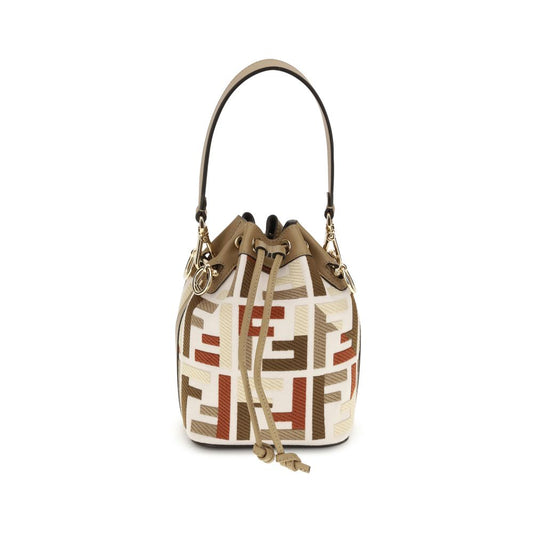 Fendi Multicolor Canvas Backet Bag