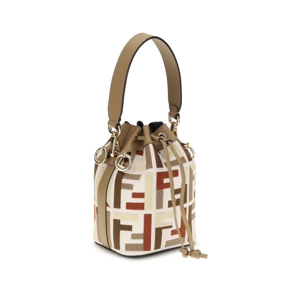 Fendi Multicolor Canvas Backet Bag